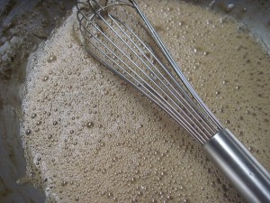 add sugars to milk mixture and the add to the eggs and whisk well together then pour back into the pot and cook on the stove until thick
