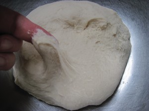 very moist but not as wet as the traditional ciabatta recipe above