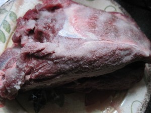 coat all of the meat with the salt and allow it to sit on the counter at room temperature for 1 1/2 hours, covered with plastic wrap
