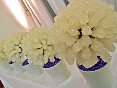 Rock Sugar Centerpieces