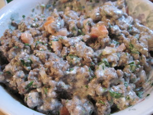 meat filling for low carb stuffed red peppers