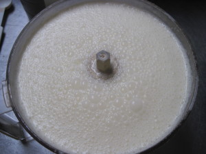 Pour this mixture into the bundt pan with the caramel