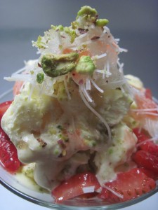 Pistachio Semifreddo With Coconut Nectar Toffee Swirls, www.goodfoodgourmet.com 