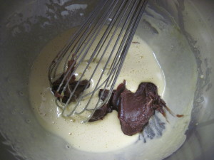 whisk in the toffee until well incorporated, www.goodfoodgourmet.com