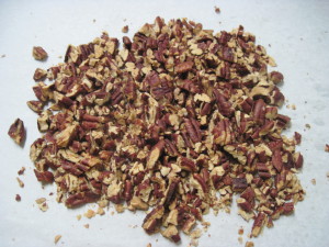 Always hand chop nuts that will be added to cookies, cakes and semifreddos, www.goodfoodgourmet.com