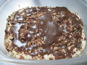 Layer the semifreddo with toffee and chopped pecans, www.goodfoodgourmet.com