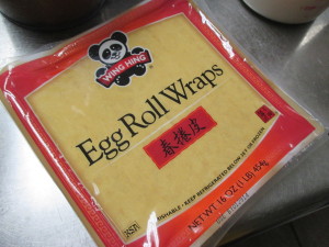 egg roll wrappers for lasagna, www.goodfoodgourmet.com