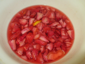 after straining, add back fresh strawberries to the liquid, and wait another 3 days