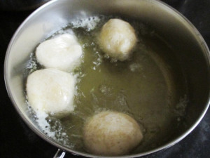 Brie Filled Loukoumades, www.goodfoodgourmet.com