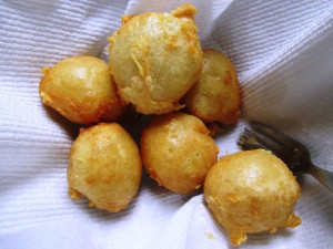 Brie Filled Loukoumades, www.goodfoodgourmet.com