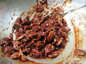 Dark Chocolate Roasted Pecan Pie, www.goodfoodgourmet.com