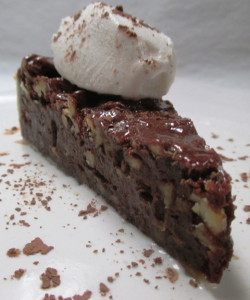 Dark Chocolate Roasted Pecan Pie, www.goodfoodgourmet.com