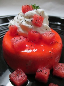 Watermelon Panna Cotta, www.goodfoodgourmet.com