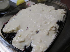 One Recipe, Two Desserts: Part 1 Perfectly Juicy Blueberry Cobbler. www.goodfoodgourmet.com