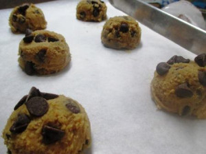 Eggless Pumpkin Chocolate Chip Cookies, www.goodfoodgourmet.com